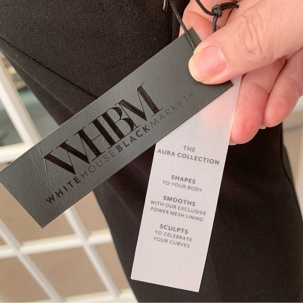 WHBM NWT Aura Mock Sculpting Sheath Dress - Picture 7 of 16